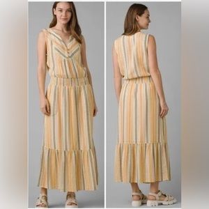 Prana California Dreaming Boho Striped Dress